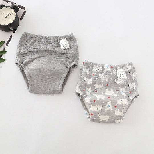 Baby cotton mesh four-layer gauze cloth diaper