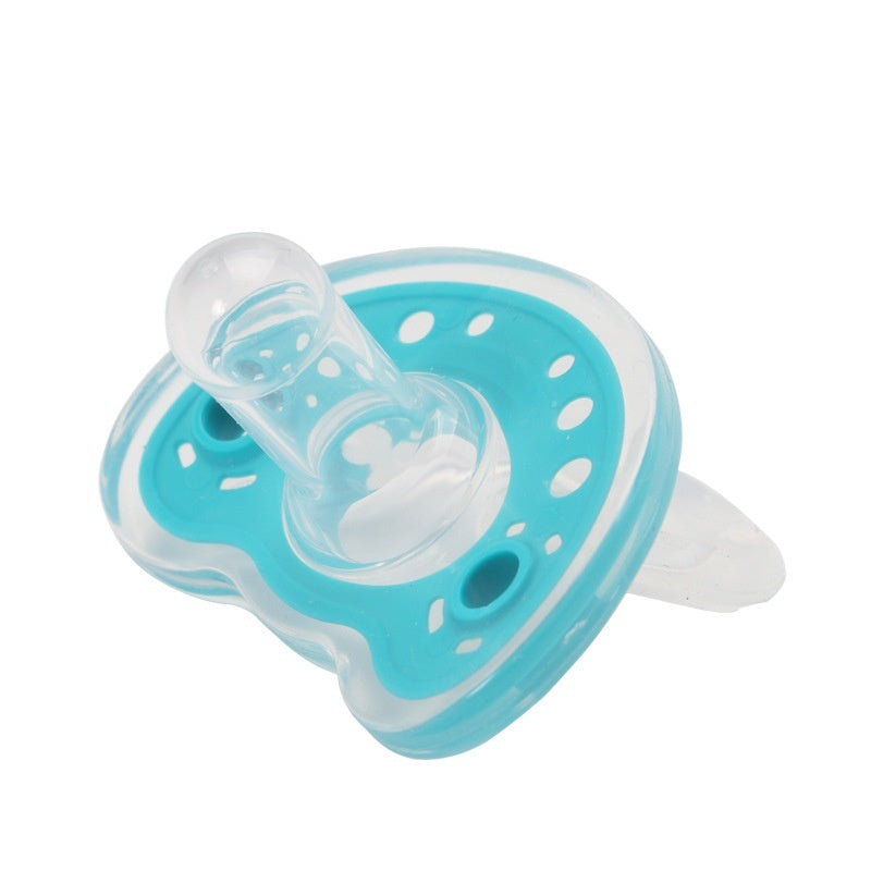 Baby Products Full Silica Gel Pacifier Two-color Liquid Silicone Sleep Comfort Baby Pacifier Baby