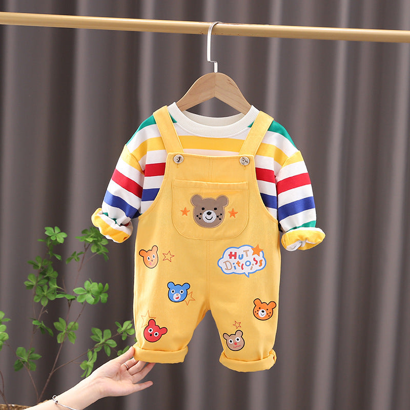 Boys' Top Overalls Suit